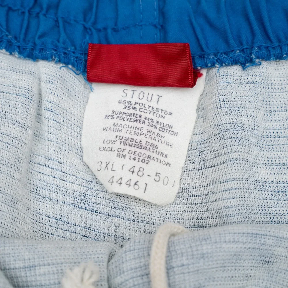 Vintage 70s Sears Kings Road Stout Swim‎ Trunk Short Lined Blue XL